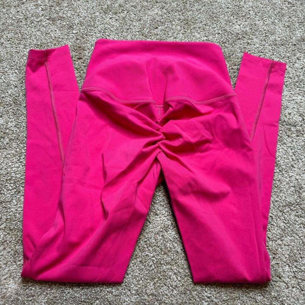 Free People Movement Hot Pink Ruched Leggings Size XS - Picture 4 of 4